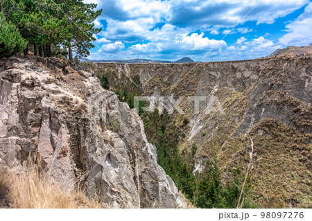 Toachi River Canyon in Ecuador 98097276
