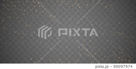 Gold Light. Vector Glitter Particles 98097974