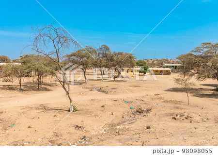 Peruvian countryside, desert landscape in South America Peruvian countryside, desert landscape in South America 98098055