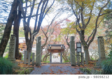 お寺の山門（浄源寺　愛知県 瀬戸市） 98098212