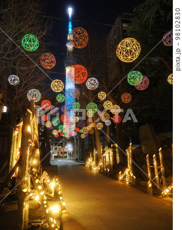 東京・牛嶋神社のイルミネーション 東京・牛嶋神社のイルミネーション 98102830