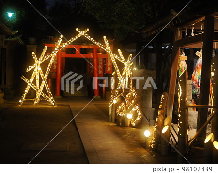 東京・牛嶋神社のイルミネーション 東京・牛嶋神社のイルミネーション 98102839