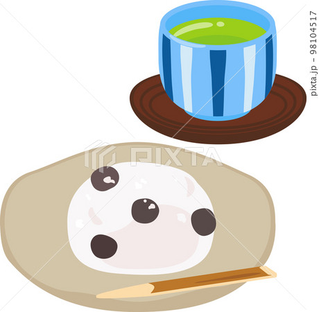 豆大福と緑茶 98104517