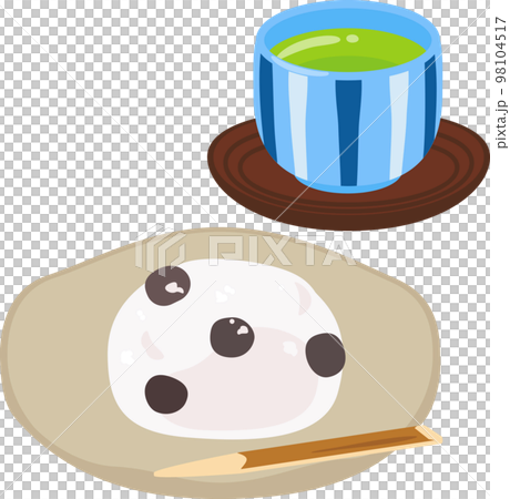 豆大福と緑茶 98104517