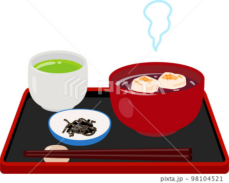 お汁粉と塩昆布 お汁粉と塩昆布 98104521