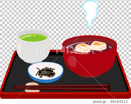 お汁粉と塩昆布 お汁粉と塩昆布 98104521