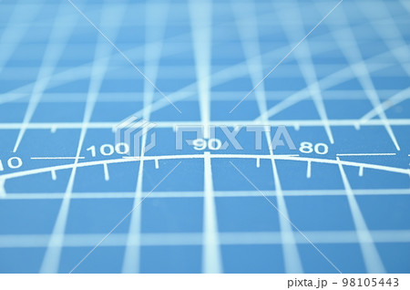 blue cutting mat, equipment in office 98105443