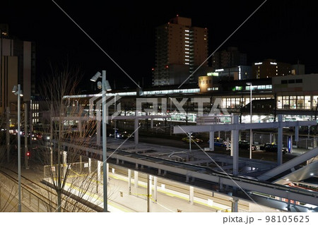 夜の宇都宮駅東口 夜の宇都宮駅東口 98105625
