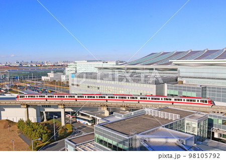 東京モノレールを走行する車両 東京モノレールを走行する車両 98105792