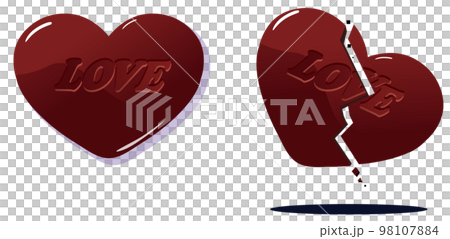 Valentine's Day heart-shaped chocolates 98107884