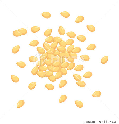 いりごまのベクターイラスト。 98110468