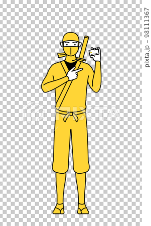 推薦信用卡付款的忍者服裝的人 98111367