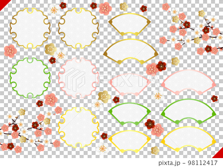 Spring Japanese pattern frame set 98112417