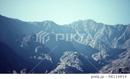 View of the Afghan mountains in fog View of the Afghan mountains in fog 98114654