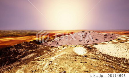 Panoramic view of Rainbow Mountain Panoramic view of Rainbow Mountain 98114693