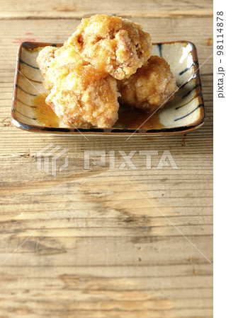 鶏の竜田揚げにおろしポン酢かけ 鶏の竜田揚げにおろしポン酢かけ 98114878