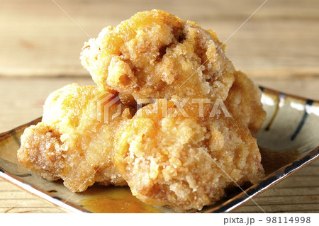 鶏の竜田揚げにおろしポン酢かけ 鶏の竜田揚げにおろしポン酢かけ 98114998