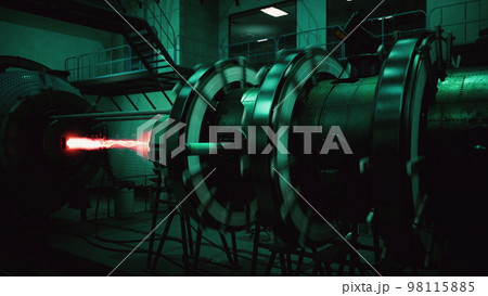 glow of nuclear reactor core powered 98115885