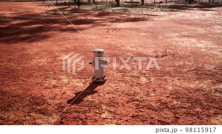 old rusted fire hydrant in desert old rusted fire hydrant in desert 98115917