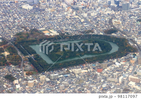仁徳天皇陵古墳(大仙古墳・航空写真・堺市) 仁徳天皇陵古墳(大仙古墳・航空写真・堺市) 98117097