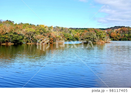 初冬の一碧湖風景 2 初冬の一碧湖風景 2 98117405