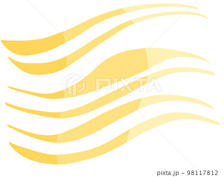 シトラスの香りの黄色い波形 98117812