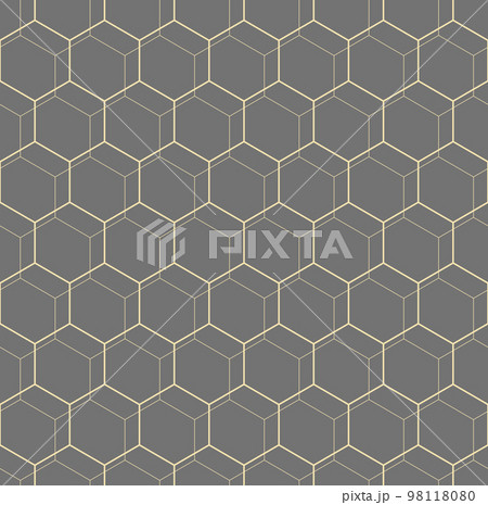 Seamless Vector Abstract Pattern With Hexagonal Shapes Seamless Vector Abstract Pattern With Hexagonal Shapes 98118080