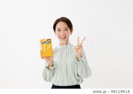 電卓　女性 98119618