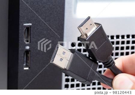 モニター接続用端子（HDMIとDisplayPort） 98120443