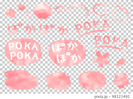 Spring warm image character material _ pink 98121492