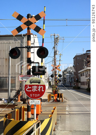 踏切　遮断機 98126743