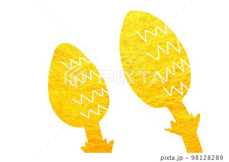 つくしと金の和紙 98128289