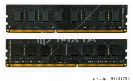 Desktop computer memory. DIMM DDR4 memory modules. Desktop computer memory. DIMM DDR4 memory modules. 98131796