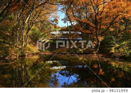 岩手県北上市　紅葉のみちのく民俗村 98131949