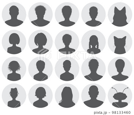 Set of avatars 98133460
