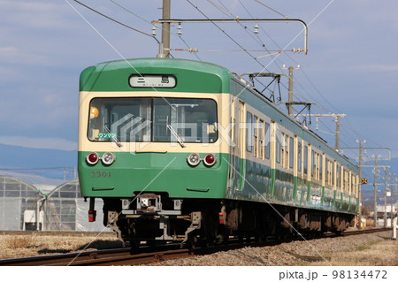 【伊豆箱根鉄道】駿豆線 3000系〜軌道線車両復刻塗装〜（韮山〜原木） 98134472