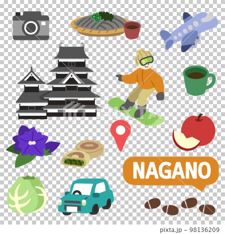 長野圖標沒有線 98136209