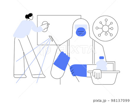 School sanitation abstract concept vector illustration. School sanitation abstract concept vector illustration. 98137099