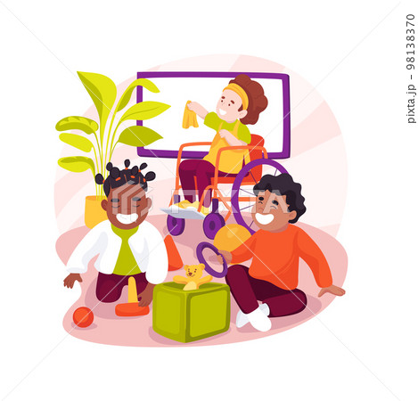 Independent housekeeping isolated cartoon vector illustration. 98138370