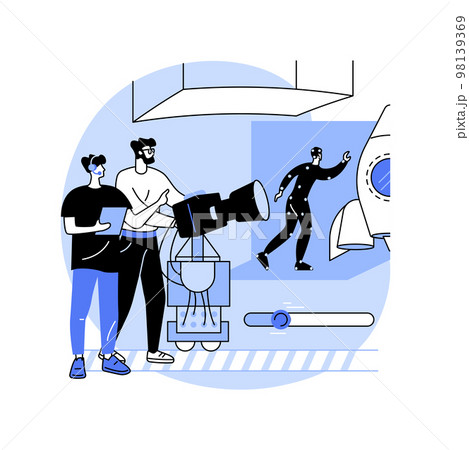 Green screen technology isolated cartoon vector illustrations. 98139369