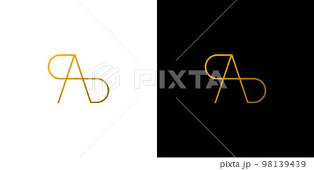 Modern and elegant SA initials logo design 98139439