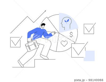 Personal development abstract concept vector illustration. Personal development abstract concept vector illustration. 98140066