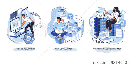 Website architecture concepts. Web development, PHP, MySQL, CMS, interface design, software testing Website architecture concepts. Web development, PHP, MySQL, CMS, interface design, software testing 98140189