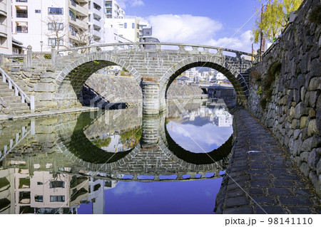 長崎の人気観光スポット　眼鏡橋 98141110