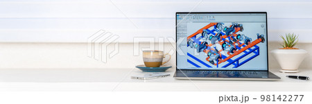 三次元CAD 立体的 3DCG 建築設備設計 温水監視制御モジュール バナー 三次元CAD 立体的 3DCG 建築設備設計 温水監視制御モジュール バナー 98142277