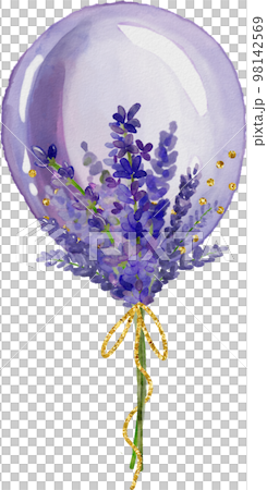 watercolor balloon 98142569