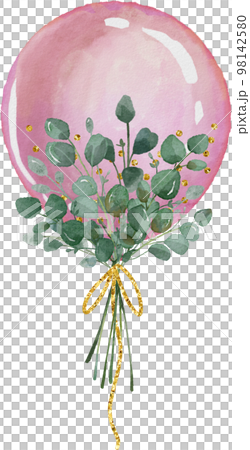 watercolor balloon watercolor balloon 98142580