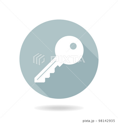 Key Flat Iconのイラスト素材 [98142935] - PIXTA