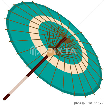 和傘 伝統工芸 和風のイラスト素材 [98144577] - PIXTA