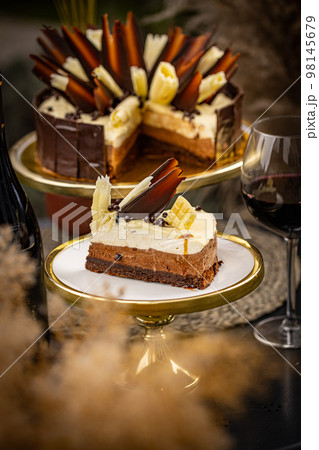Fancy cake creation 98145679